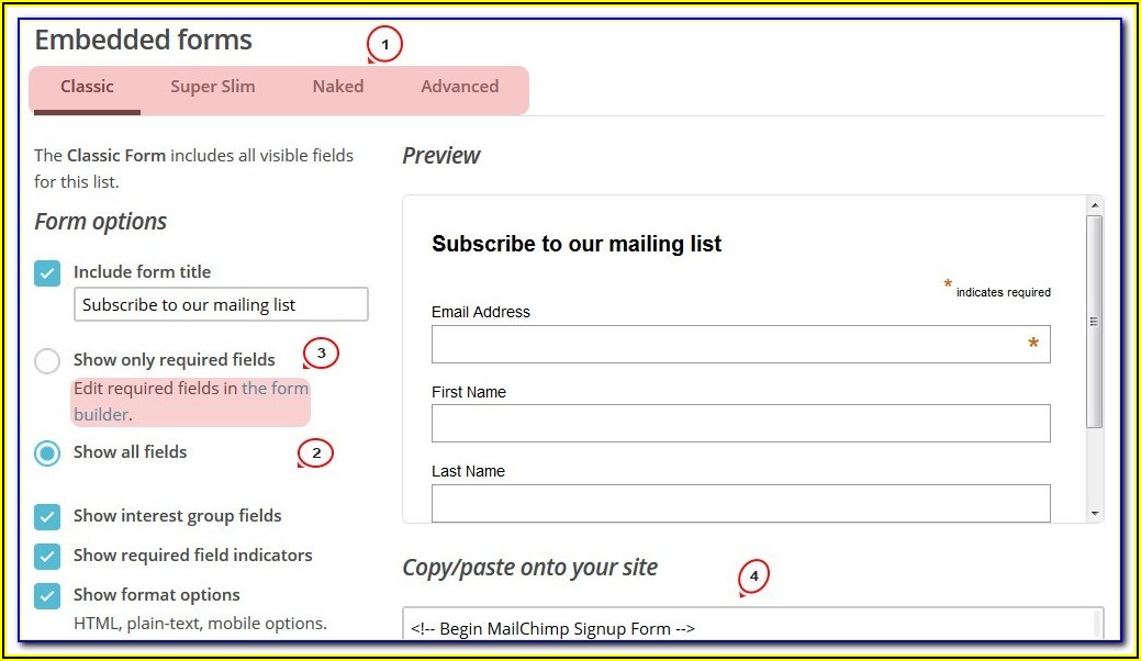 How To Create A Mailchimp Signup Form For Wordpress