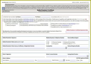 Illinois Dot Cdl Physical Form