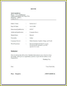 Indian Notary Format