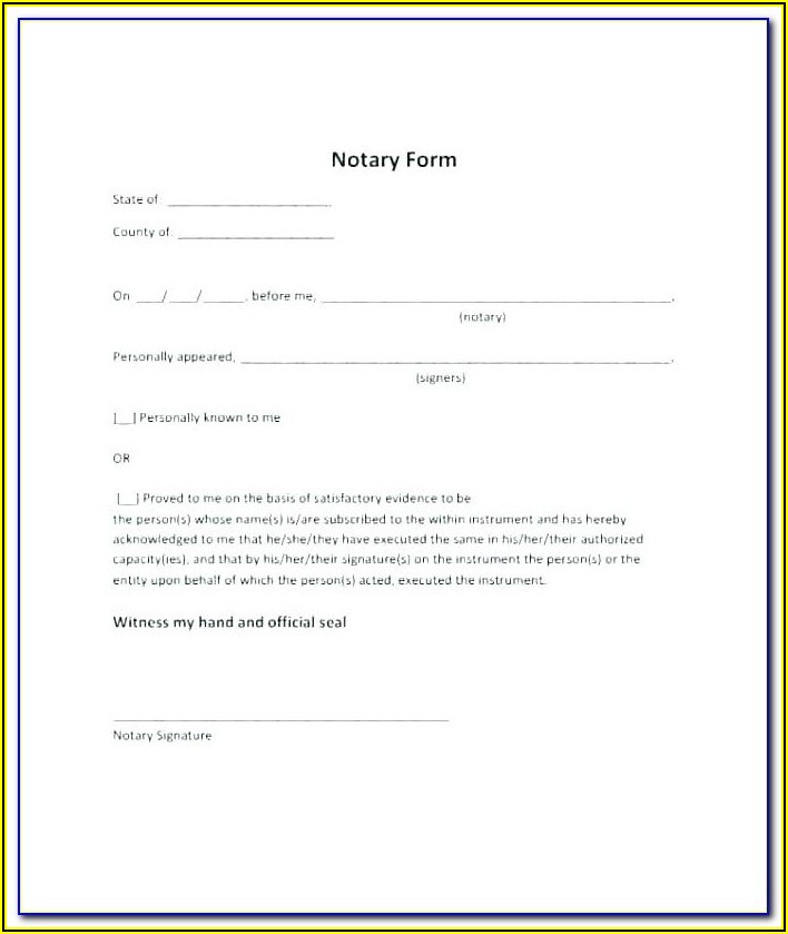 Indiana Notary Application Form