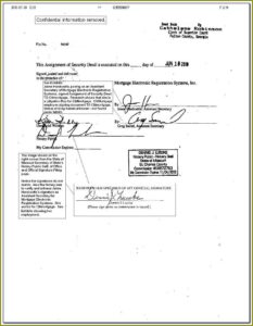 Indiana Notary Example