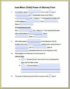 Iowa Legal Guardianship Forms