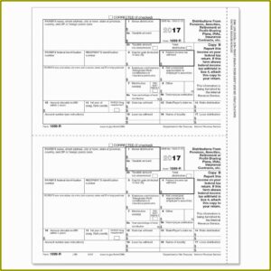 Irs 1099 Printable Form 2018
