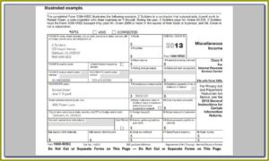 Irs 1099 Printable Form