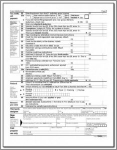 Irs Form 1040ez 2012