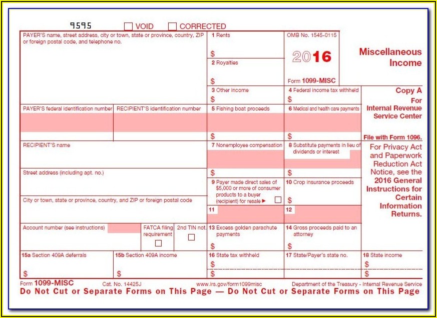 Irs Form 1099 Int 2016