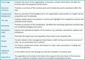 Joint Venture Business Plan Template