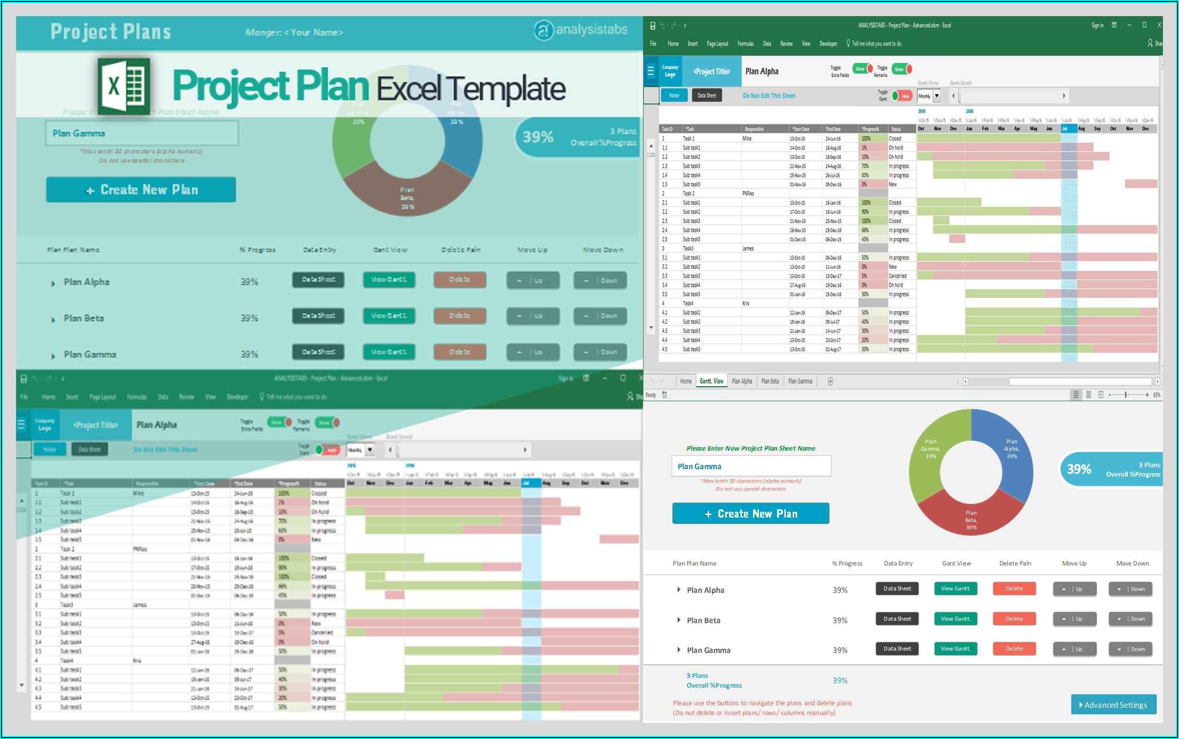 Microsoft Excel Project Management Templates