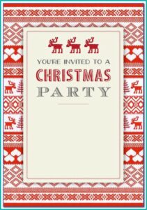 Microsoft Office Holiday Party Invitation Templates