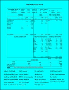 Pay Stub Sample Free