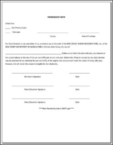 Promissory Note Car Loan Template