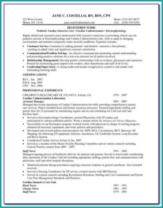 Registered Nurse Curriculum Vitae Template