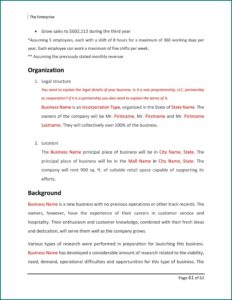 Retail Clothing Business Plan Examples