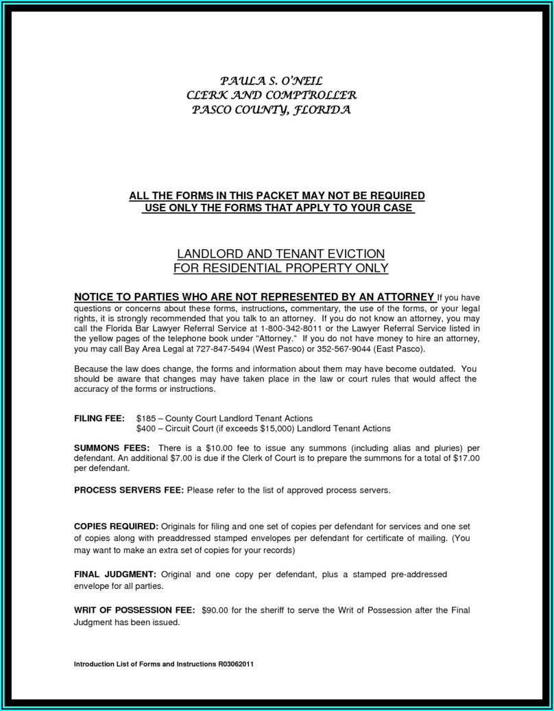 Tenant Eviction Notice Letter Template