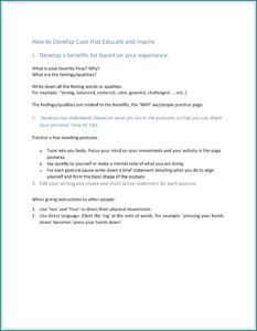 Yoga Teacher Training Manual Template