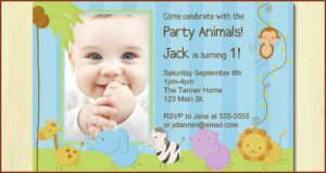 1st Birthday Invitation Card India
