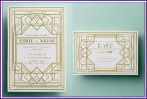 Art Deco Invitation Templates Download Free