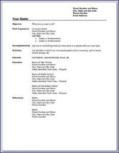 Ats Compliant Resume Template Free Download