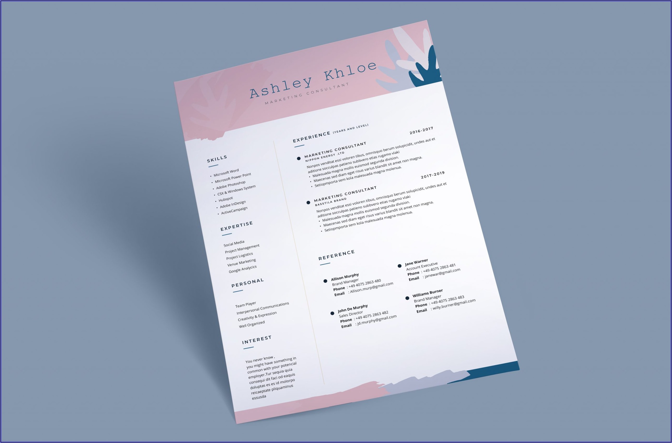 Ats Friendly Resume Template Download