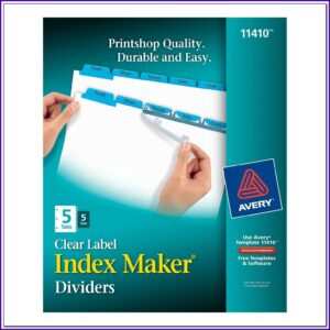 Avery Clear Labels Template 15660