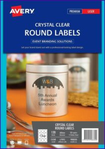 Avery Clear Labels Template