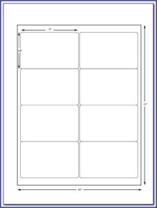 Avery Full Sheet Label Template