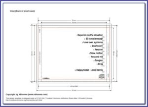 Avery Jewel Case Insert Template