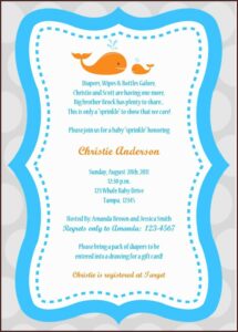 Baby Boy Sprinkle Shower Invitations