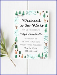 Bachelorette Party Invitations Templates