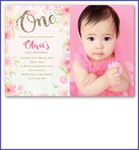 Birthday Invitation Card For Girl Online