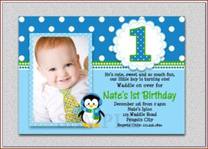 Birthday Invitation Template For Boy