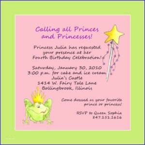 Birthday Invitation Text Message