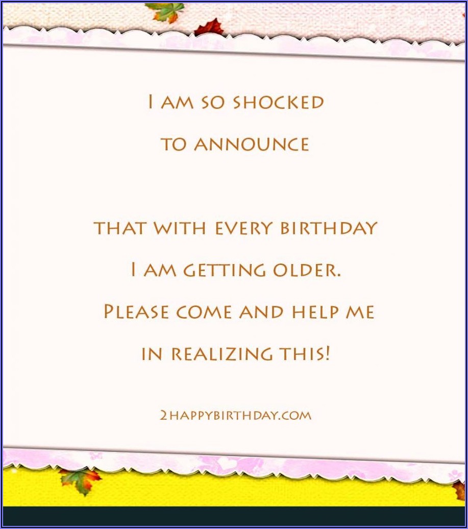 Birthday Party Invitation Message For Friends