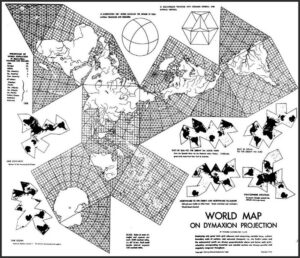 Buckminster Fuller Dymaxion Map