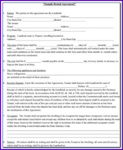 Car Lease Agreement Template Free