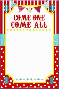 Carnival Birthday Invitations Template