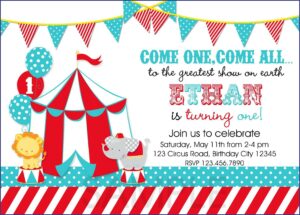 Carnival Invitations Template Free