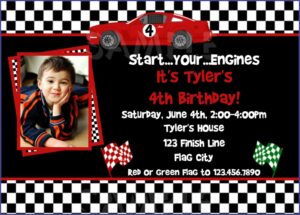 Cars Birthday Invitation Template Free Download