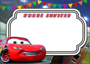 Cars Invitation Template Free
