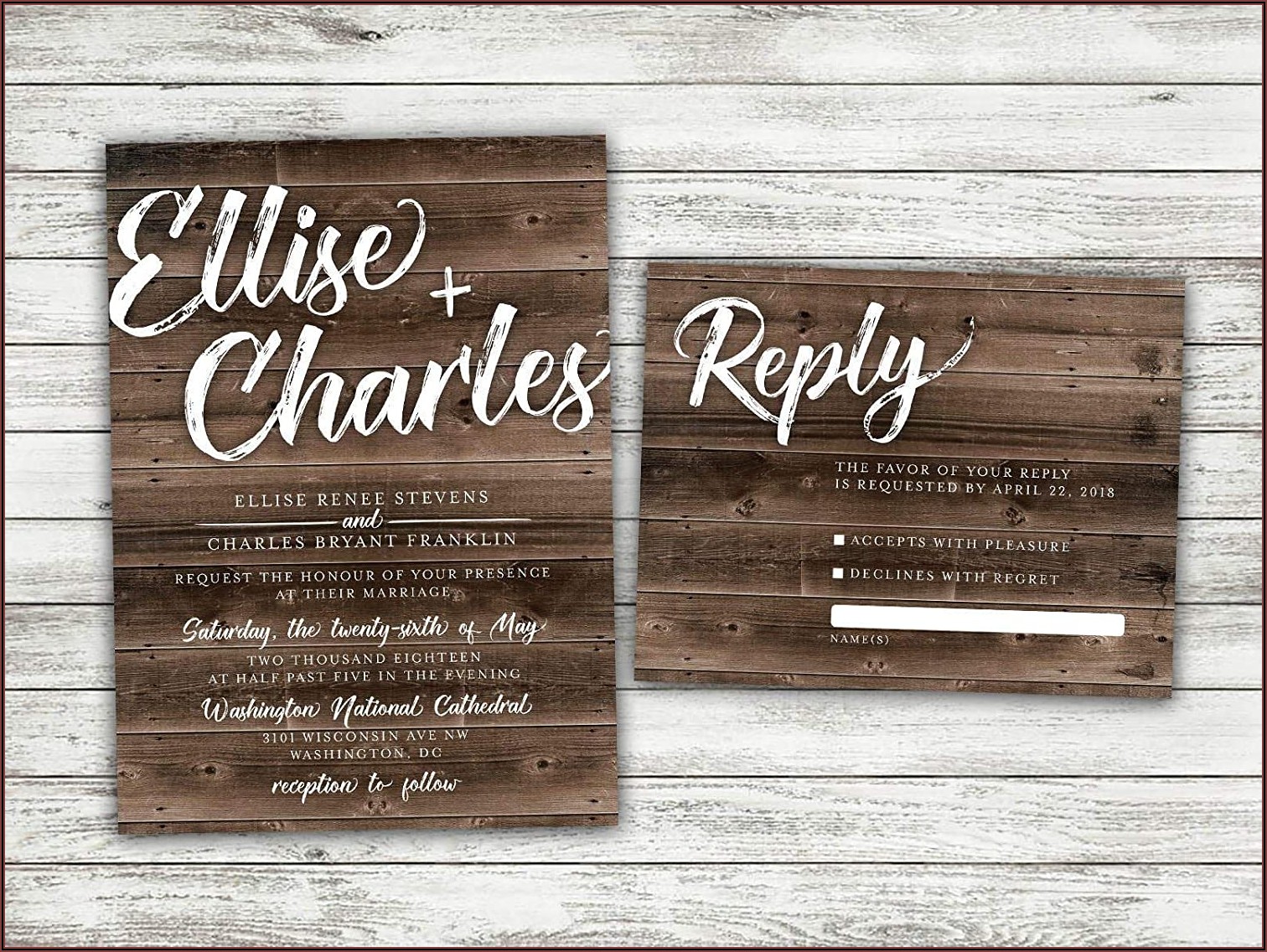 Cheap Country Wedding Invitations