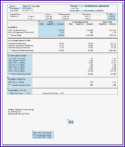 Check Stub Template Download