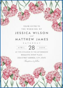 Classic Vintage Wedding Invitations