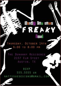 Clever Halloween Invitation Wording