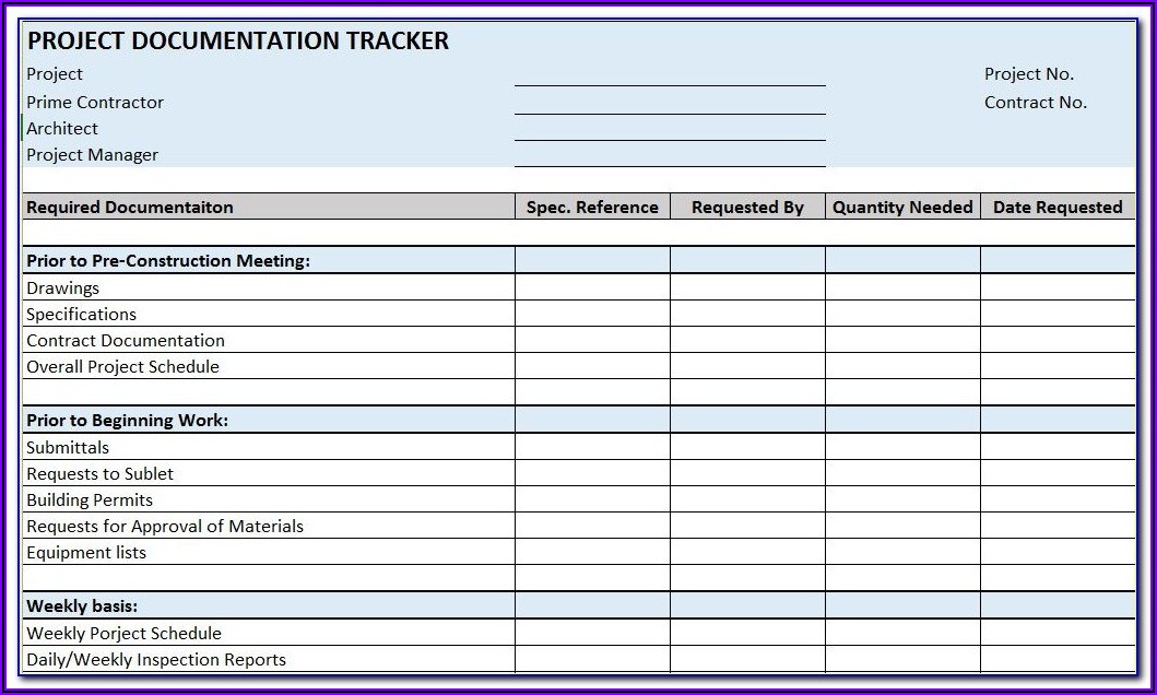 Construction Project Management Contracts Templates
