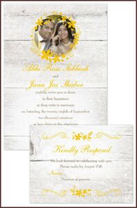 Country Affordable Wedding Invitations