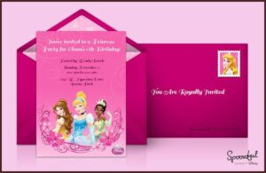 Disney Princess Birthday Invitations Online