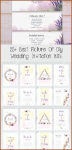 Diy Wedding Invitations Kits Cheap