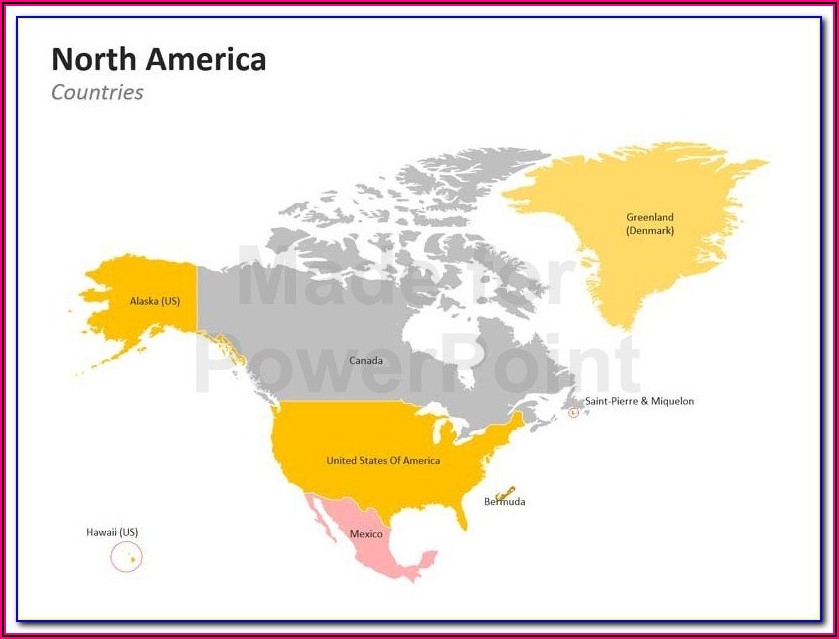 Driving Map Of North America