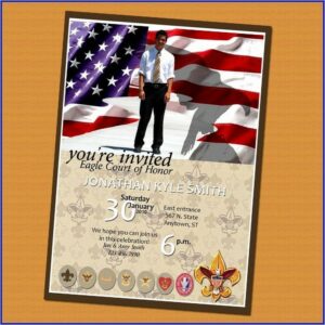 Eagle Scout Invitations Template