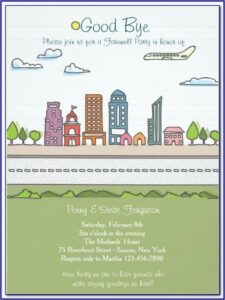 Editable Farewell Invitation Templates Free Download